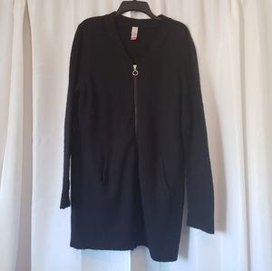 Black Cardigan Zip up